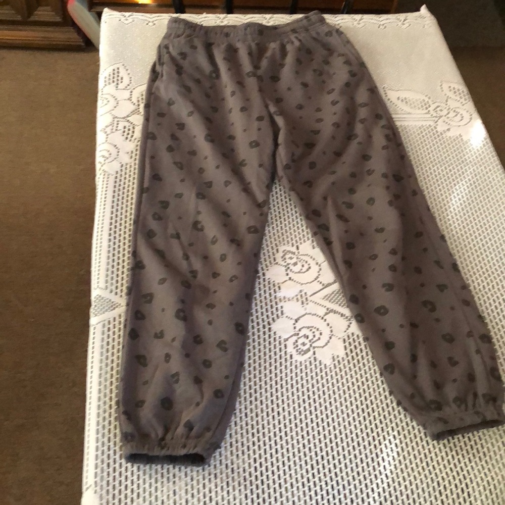 Hippie Rose leopard joggers